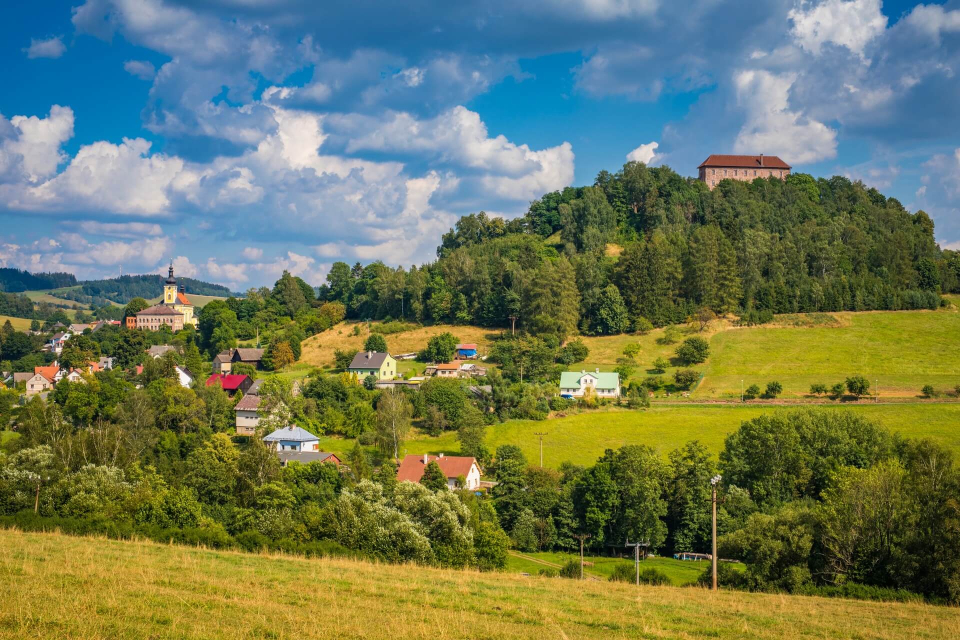 Trutnov, region Podkrkonosze, hrad Pecka