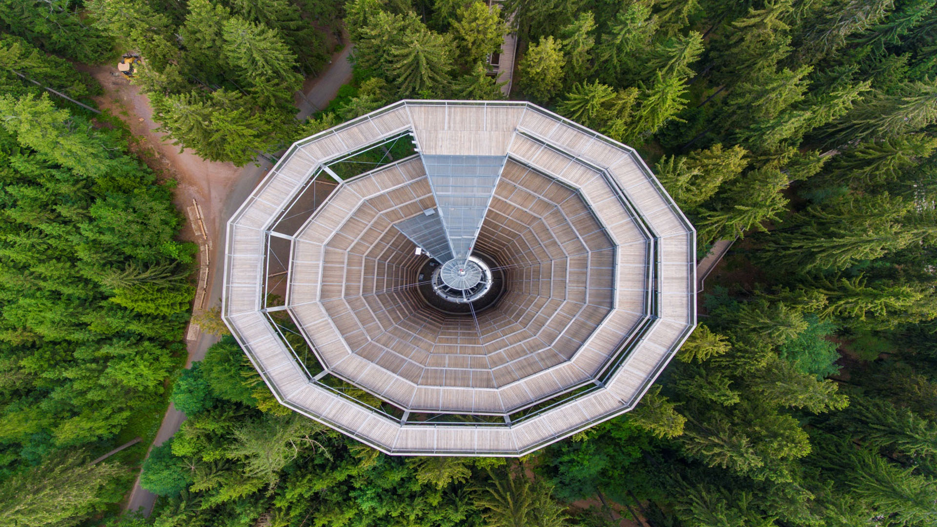 Trutnov, Baumwipfelpfad im Riesengebirge