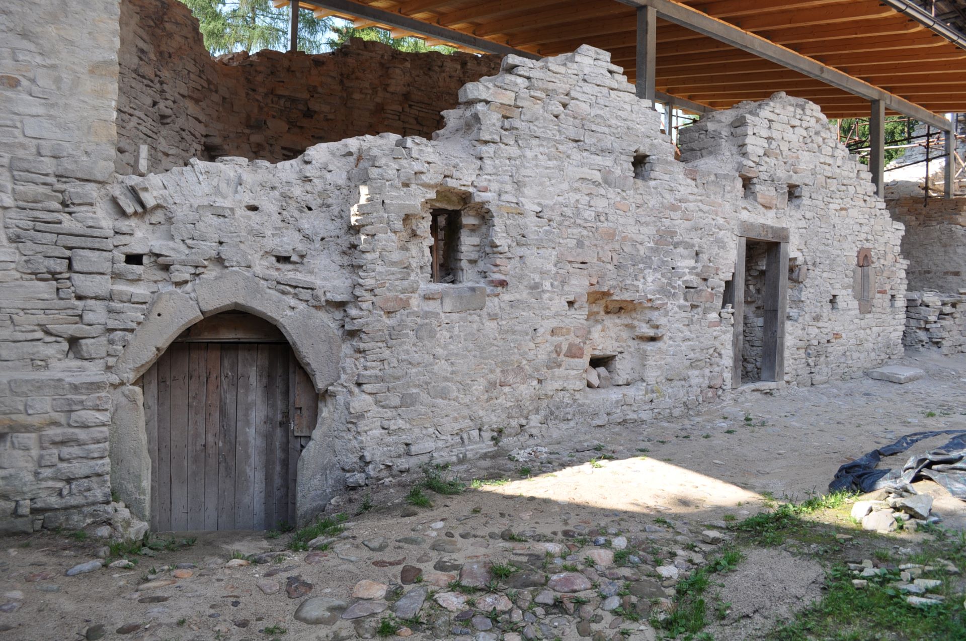 Trutnov, Kladsko-Grenzgebiet, Ruinen der Burg Vízmburk