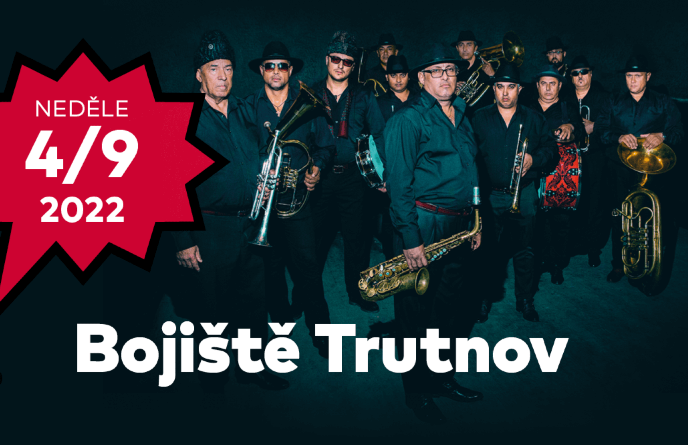 Trutnov, Bojiště, Jazzinec 2022, Fanfare Ciocarlia