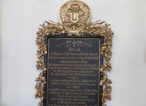 Trutnov, Persönlichkeiten, Fridolin Rindt, Gedenktafel für die Gefallenen, heute in der Janska-Kapelle in Trutnov