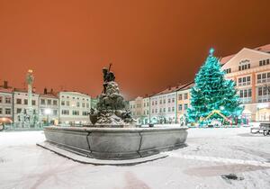 Trutnov, Krakonošovo náměstí, Vánoční strom, foto Tomáš Havrda