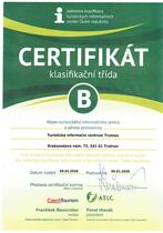 Trutnov, Turistické informační centrum Trutnov, Certifikace JK TIC, B