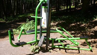 Trutnov, fitness trails, Houska hill, exercise element