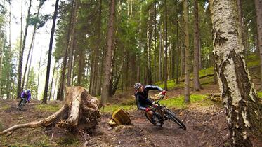 Trutnov, Lhota u Trutnova, jednosměrné MTB stezky TrutnovTrails