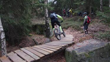 Trutnov, Lhota u Trutnova, jednosměrné MTB stezky TrutnovTrails