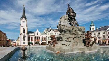 Trutnov, Von Statue zu Statue im Stadtzentrum