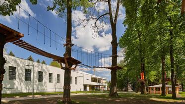 Trutnov, Recreation Centre, Rock climbing wall, rope adventure park