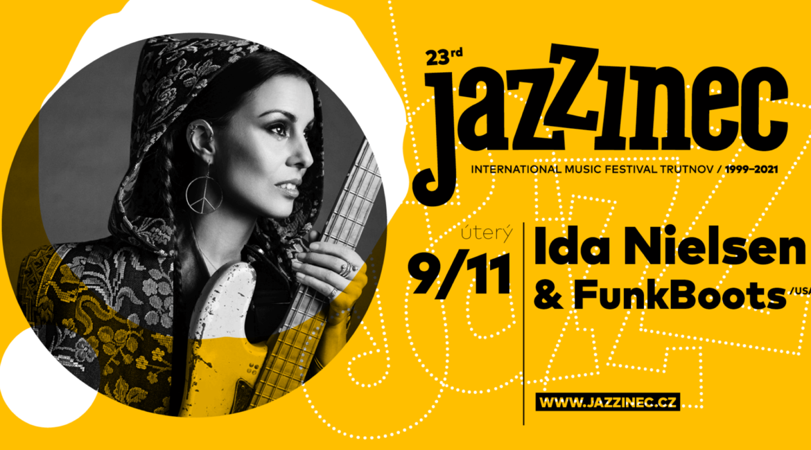 Trutnov, Jazzinec 2021 Ida Nielsen a FunkBoots (Dánsko)