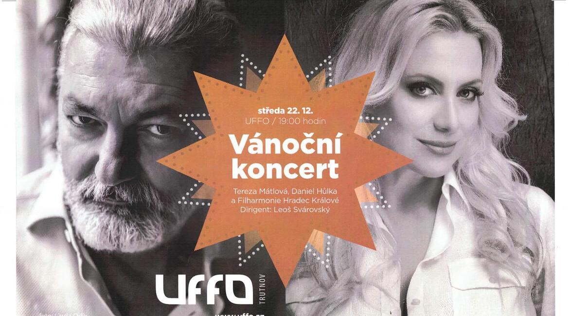 Trutnov, Společenské centrum Uffo, Vánoční koncert Terezy Mátlové a Daniela Hůlky