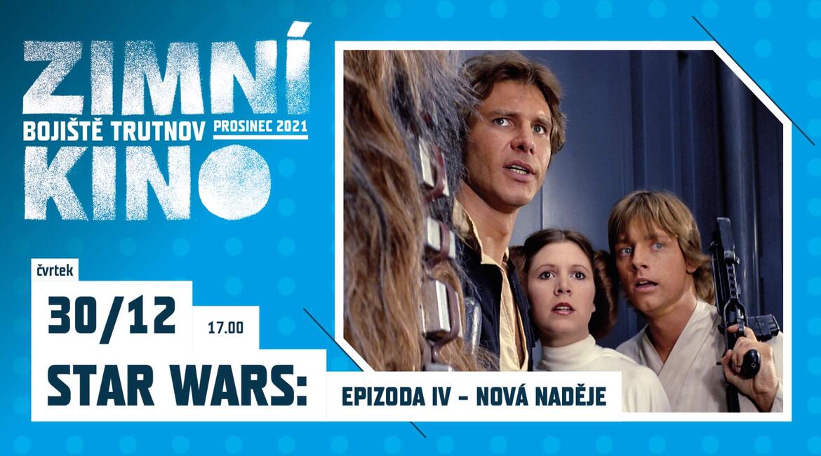 Trutnov, Bojiště, zimní kino 2021, Star Wars