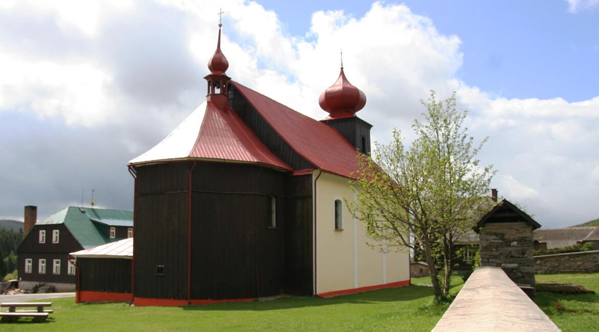 Trutnov, Co vydaly hlubiny země - celoroční hra o dolování v Krkonoších, Horní Malá Úpa, kostel