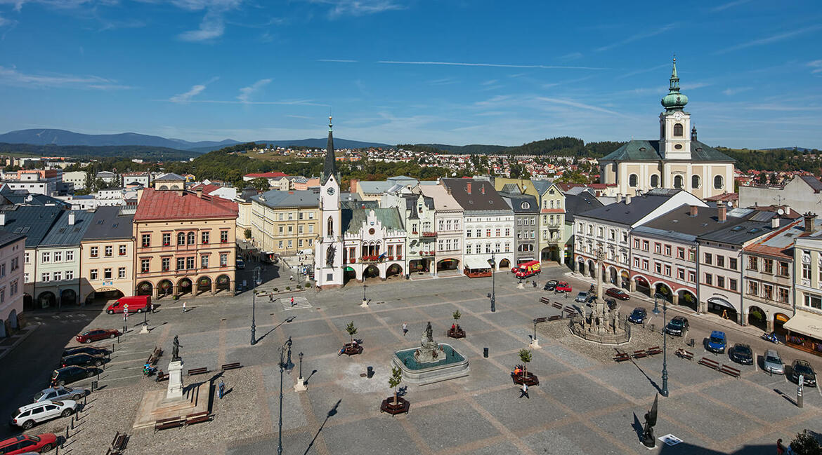 Trutnov, Historischer Stadtkern, städtische Denkmalzone