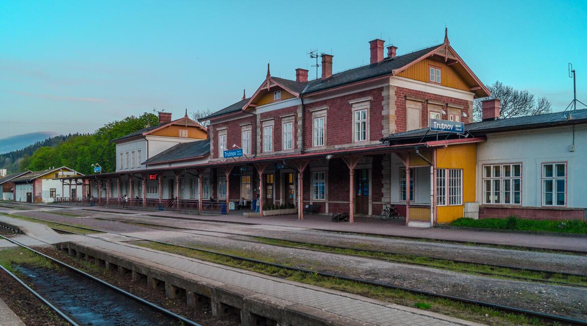 Trutnov, Główny dworzec kolejowy Trutnov