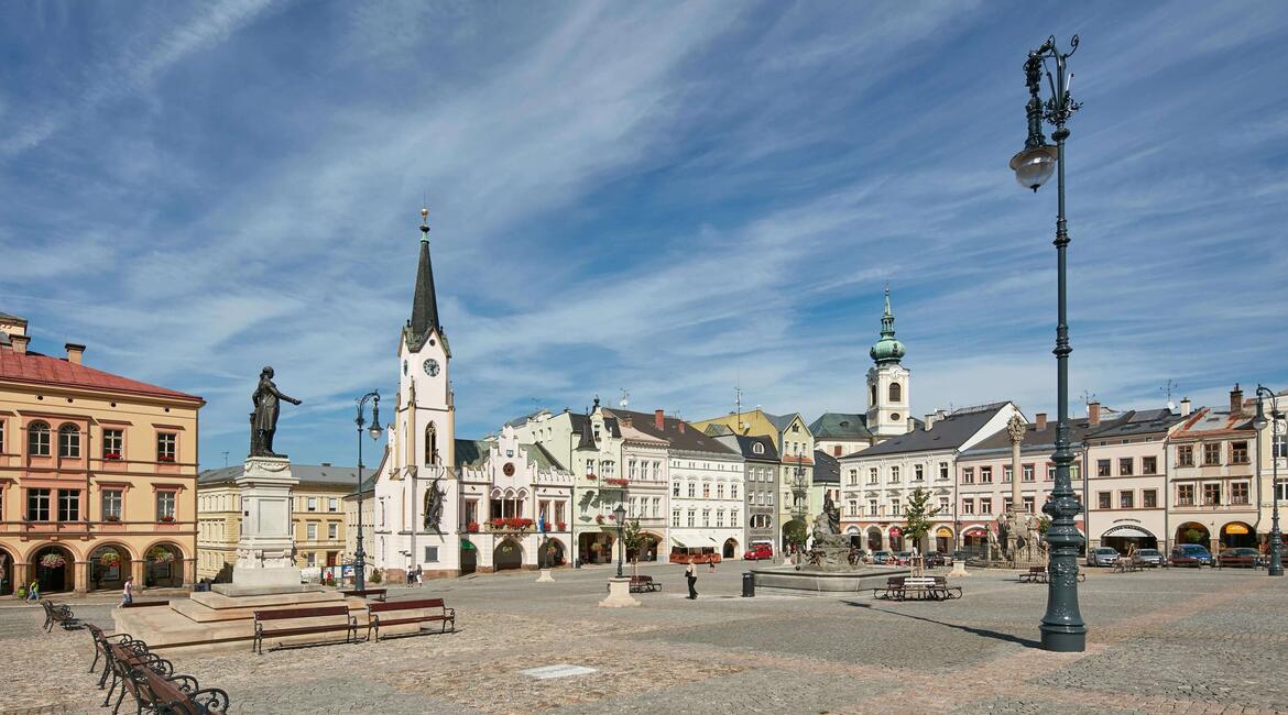 Trutnov, Von Statue zu Statue im Stadtzentrum