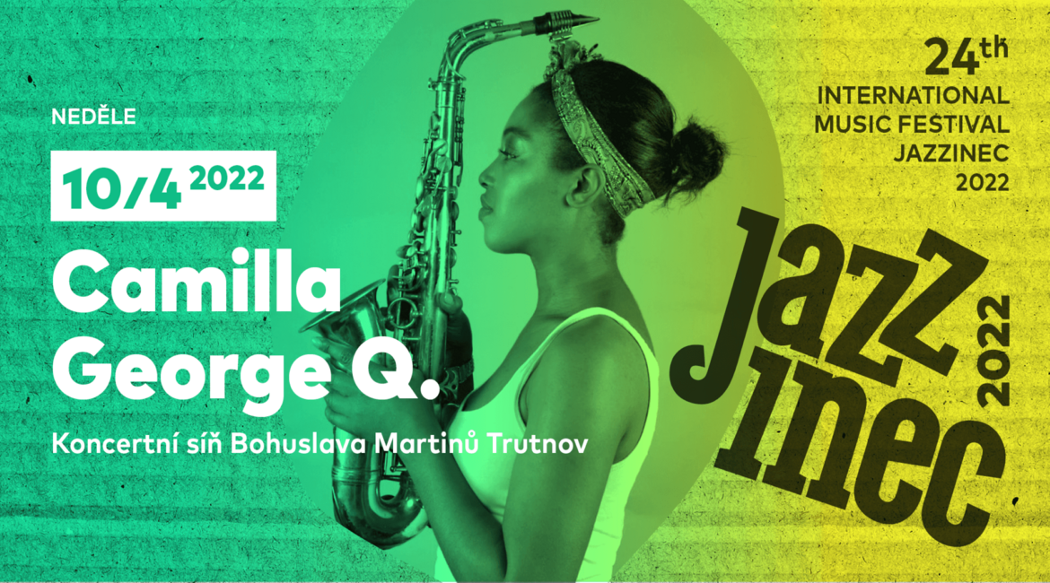 Trutnov, Koncertní síň Bohuslava Martinů, Jazzinec 2022, Camilla George Quartet