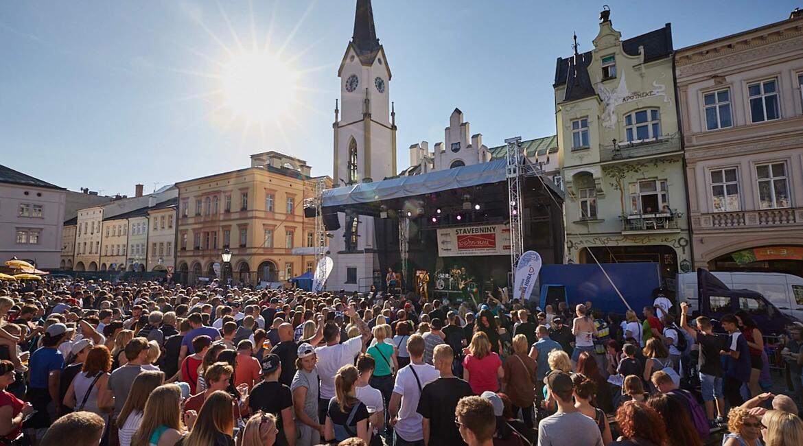 Trutnov, Krakonošovo náměstí,Pivofest