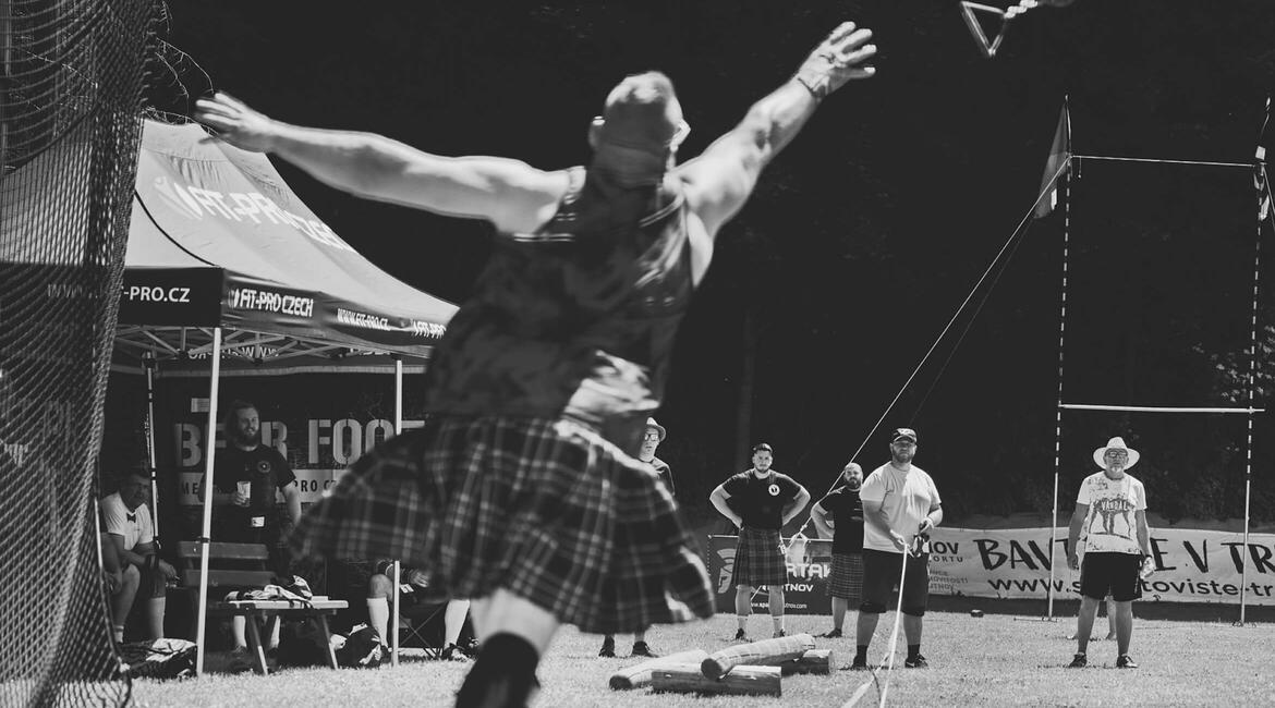 Trutnov, atletický stadion, skotské hry, foto Kateřina Svobodová