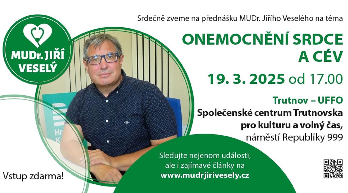 Trutnov, Přednáška MUDr. Jiřího Veselého