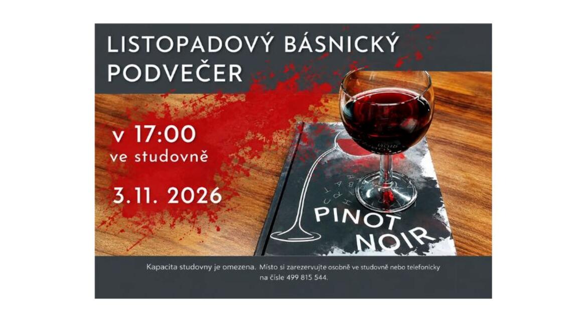 Trutnov, Listopadový básnický podvečer