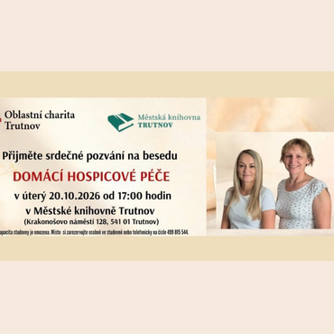 Trutnov,  beseda s týmem domacího hospice