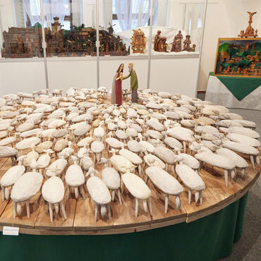 Trutnov, Výstava betlémů ve Staré radnici, Ovečkový betlém Terezy Komárkové