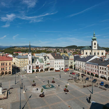 The historic town centre - a National Heritage Site