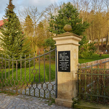 Trutnov, Denkmal der jüdischen Synagoge und des Friedhofs
