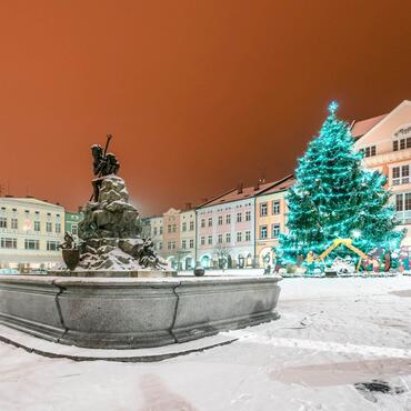 Trutnov, Vánoční strom Krakonošovo náměstí, foto Tomáš Havrda
