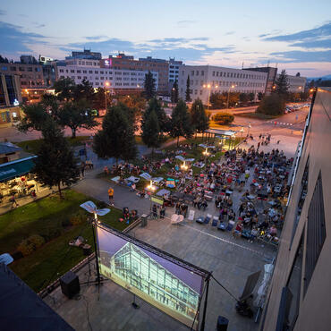 Trutnov, Společenské centrum Uffo, Letní kino v Caffé Uffo