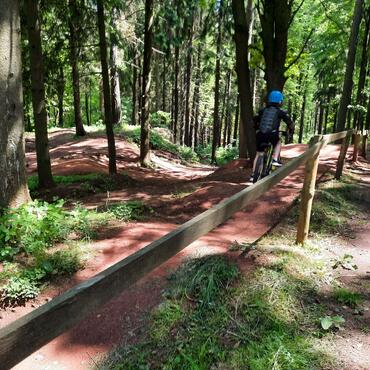 Trutnov, park and forest park, MTB trails, Bike park Vlčka