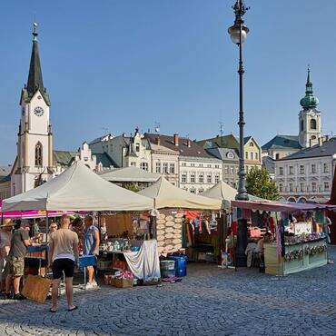 Trutnov, Rüberzahlplatz, Jahrmarkt